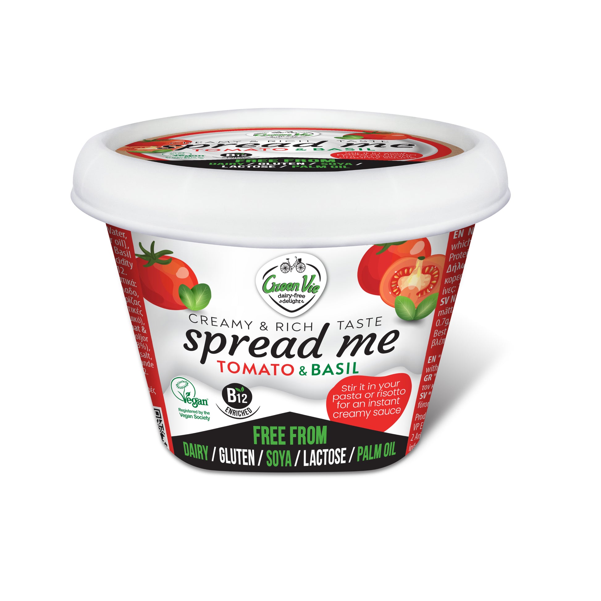712163 Pomazánka veganská s rajčaty a bazalkou 200 g   GREENVIE-1