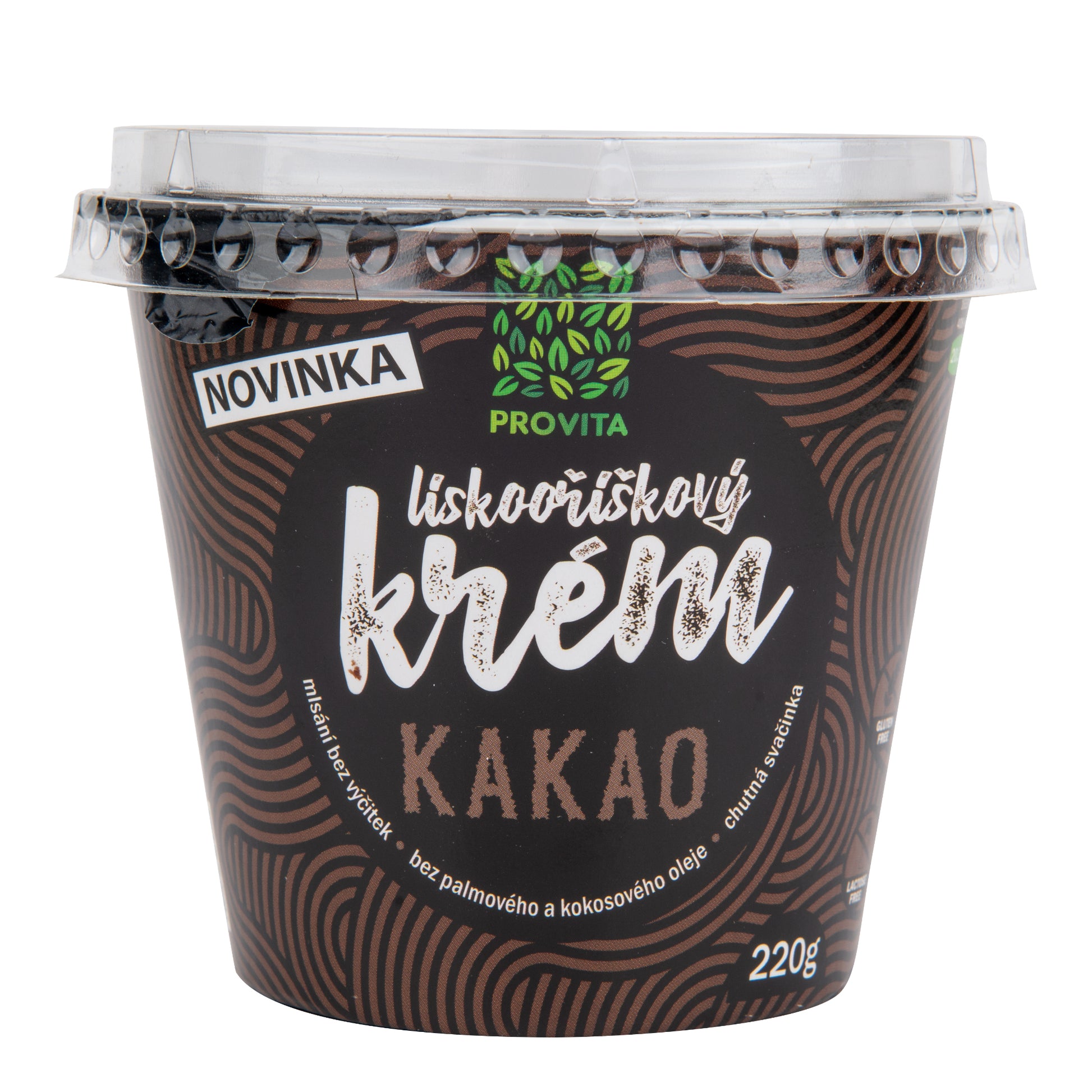 713072 Krém lískooříškový kakao 220 g   PROVITA-1
