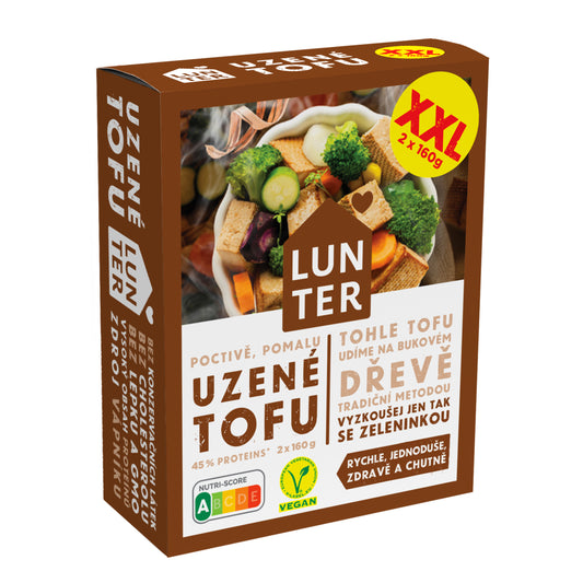 713086 Tofu uzené XXL 320 g (2x160 g)   LUNTER-1