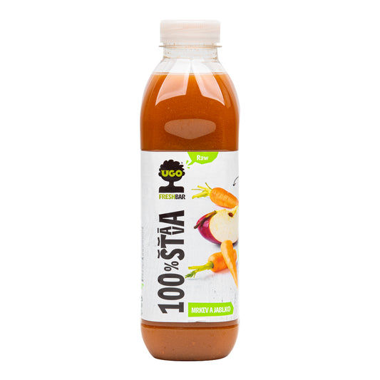 719011 Šťáva 100% mrkev a jablko 750 ml   UGO-2