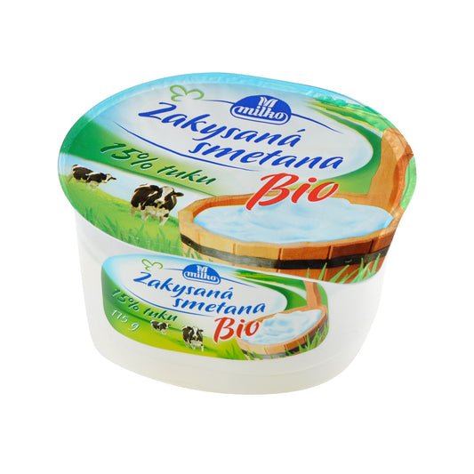 720052 Smetana zakysaná 175 g BIO   POLABSKÉ MLÉKÁRNY-1