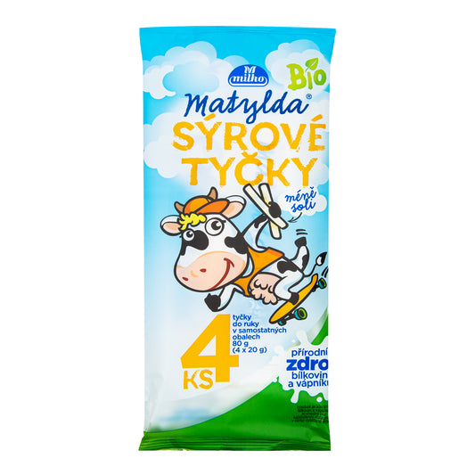 720115 Sýrové tyčky pařené Matylda 80 g BIO   POLABSKÉ MLÉKÁRNY-1