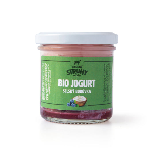 720191 Jogurt selský borůvka 140 g BIO   FARMA STRUHY-1