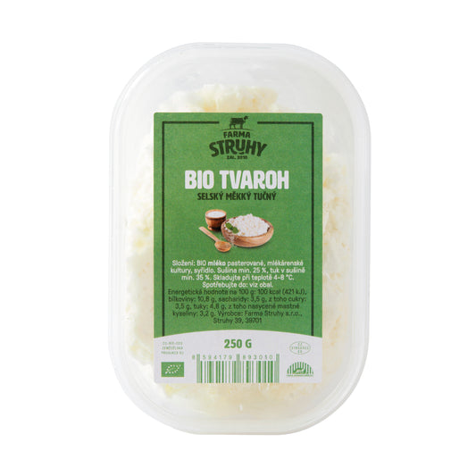 720193 Tvaroh selský měkký 250 g BIO   FARMA STRUHY-1