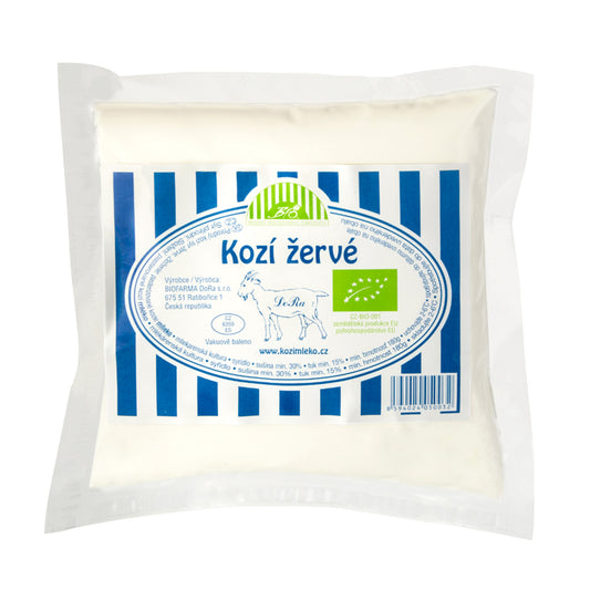 720204 Žervé kozí 180 g BIO   BIOFARMA DORA-1