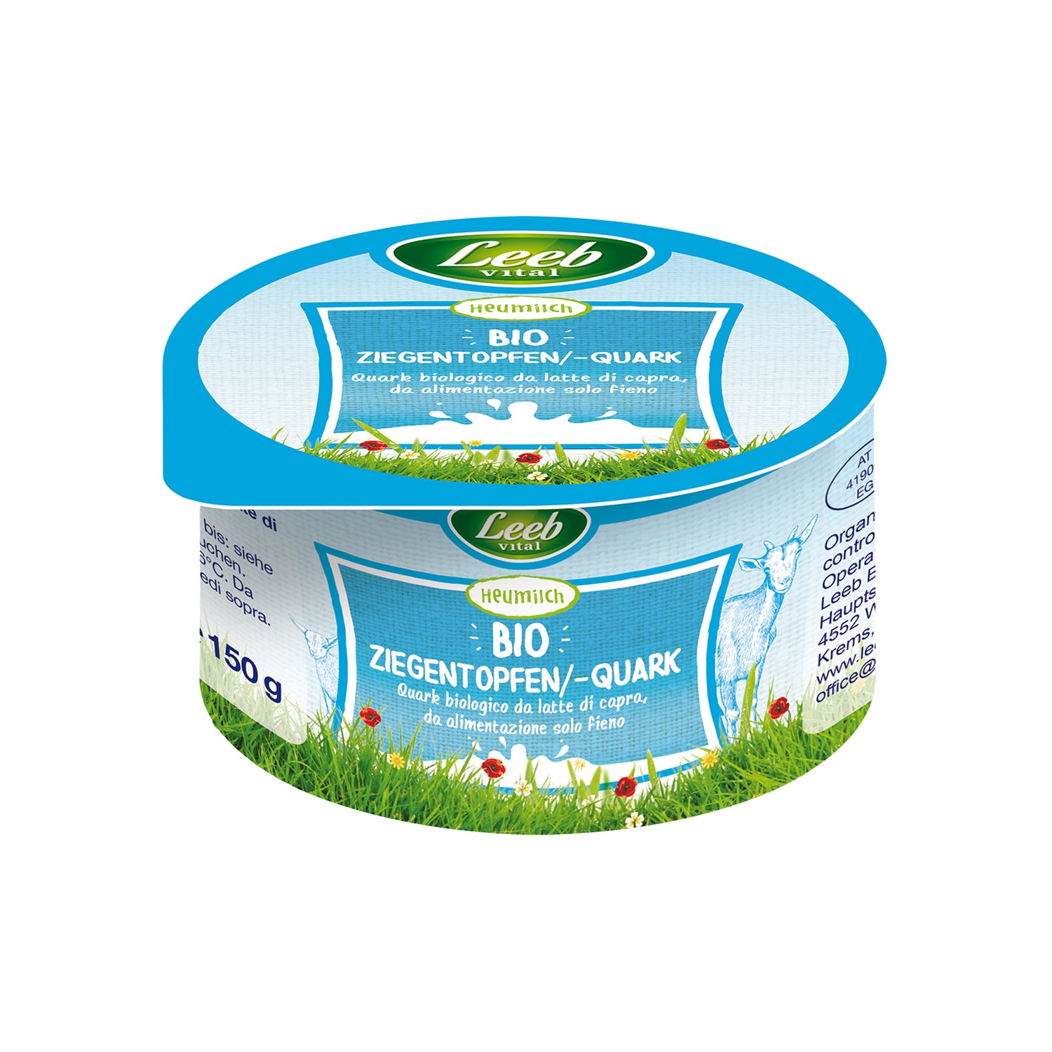 720242 Tvaroh kozí tučný 150 g BIO   LEEB-1