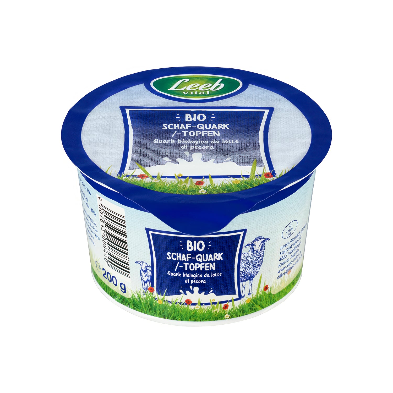 720248 Tvaroh ovčí tučný 200 g BIO   LEEB-1