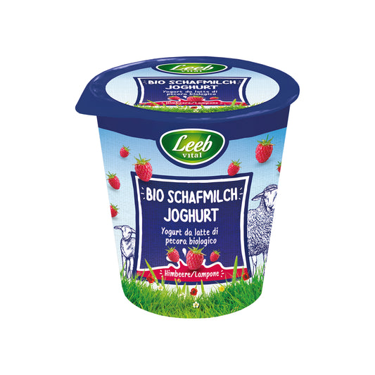 720254 Jogurt ovčí malinový 125 g BIO   LEEB-1
