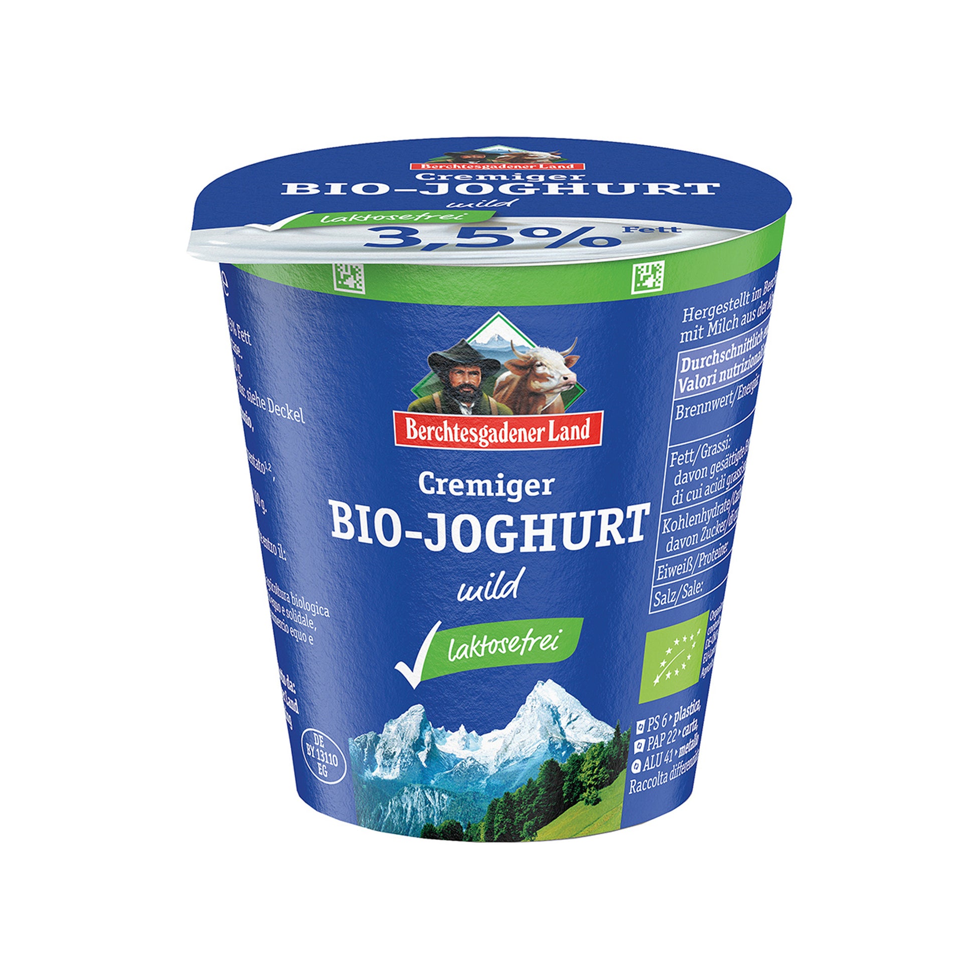 721145 Jogurt bílý bez laktózy 150 g BIO   BGL-1