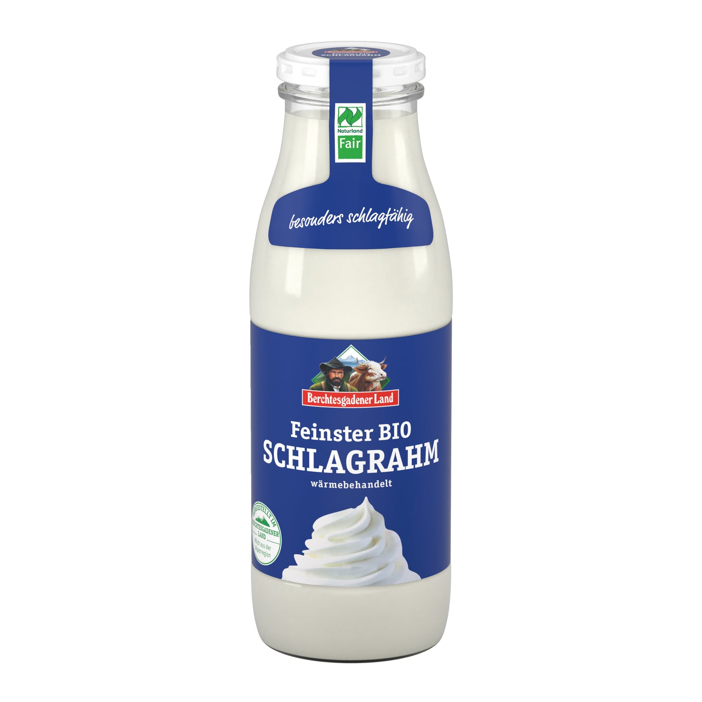 721151 Smetana ke šlehání 32 % tuku sklo 500 g BIO   BGL-1