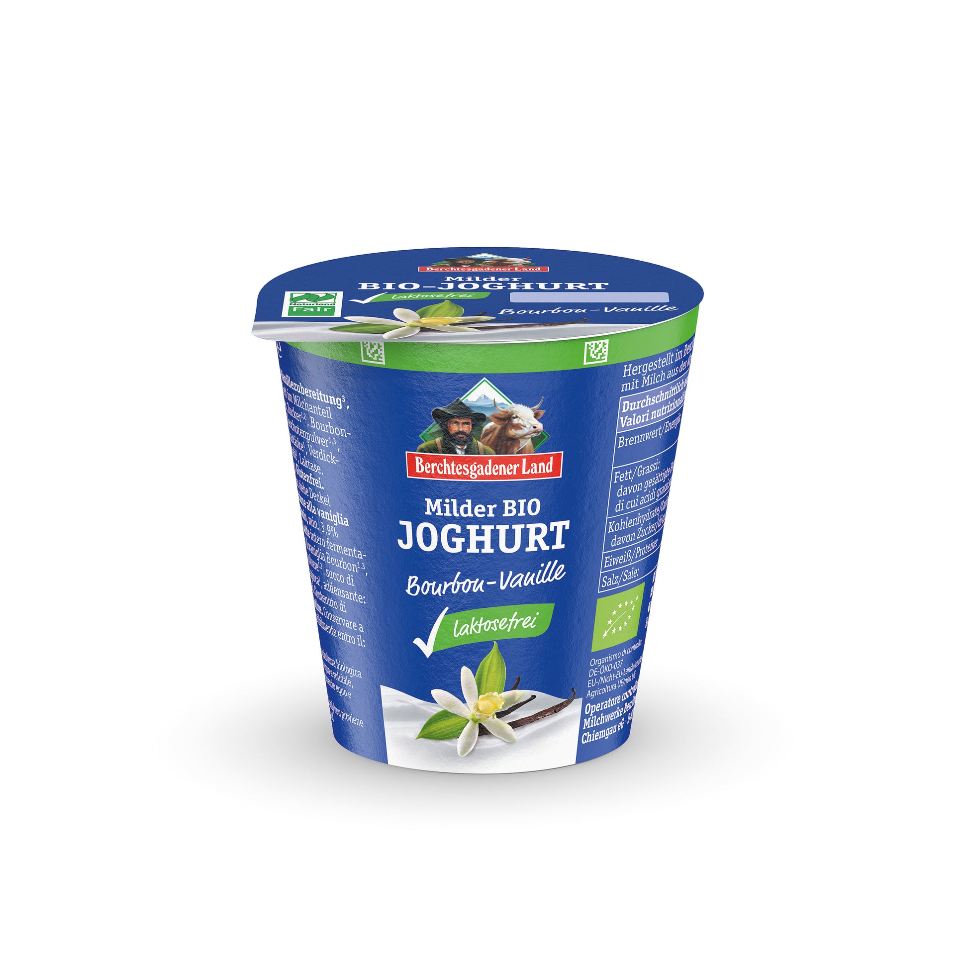 721170 Jogurt vanilkový bez laktózy 150 g BIO   BGL-1