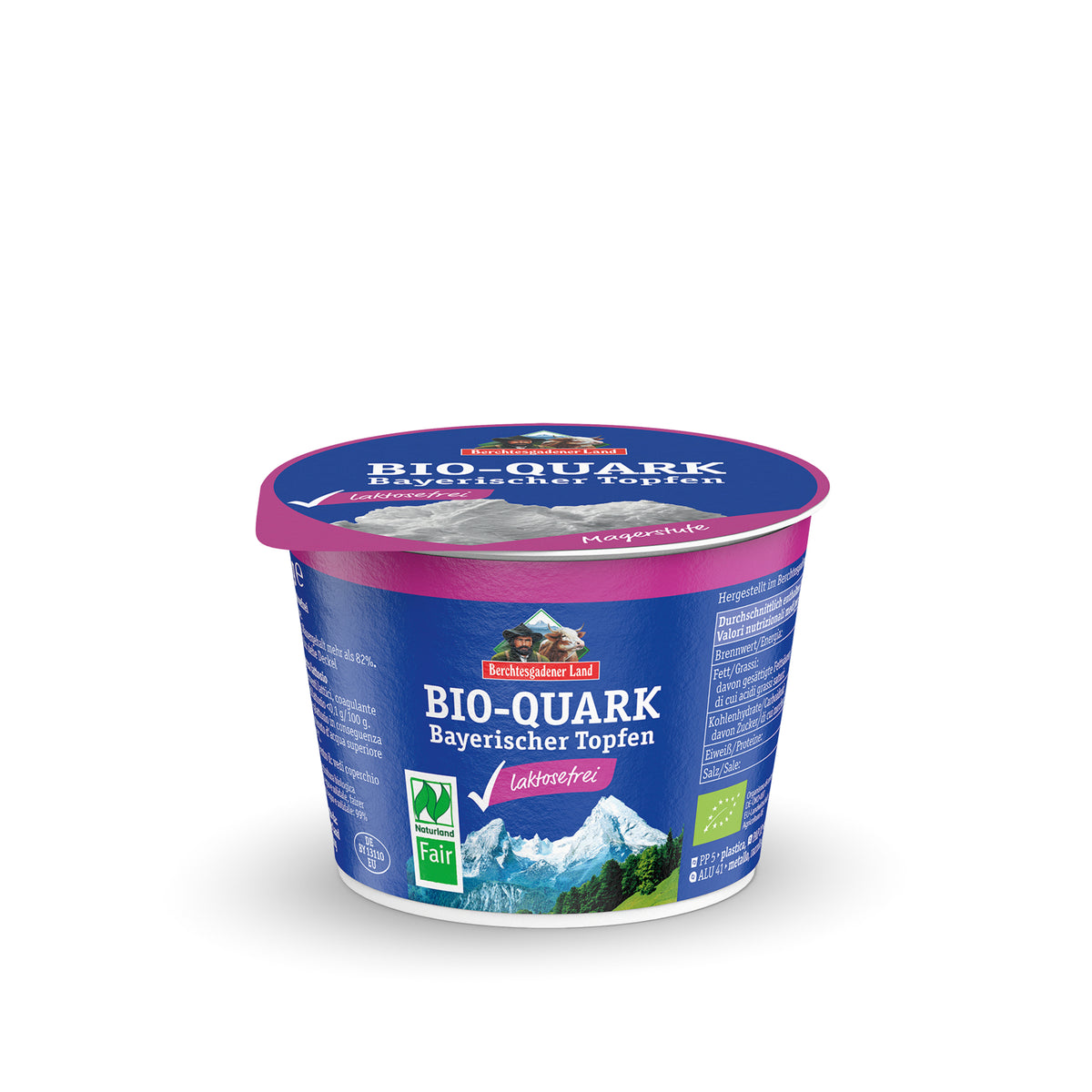 721173 Tvaroh odtučněný bez laktózy 0,2 % tuku 250 g BIO   BGL-2