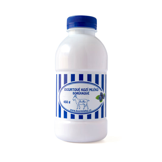 725088 Mléko kozí jogurtové borůvka 450 g   BIOFARMA DORA-1