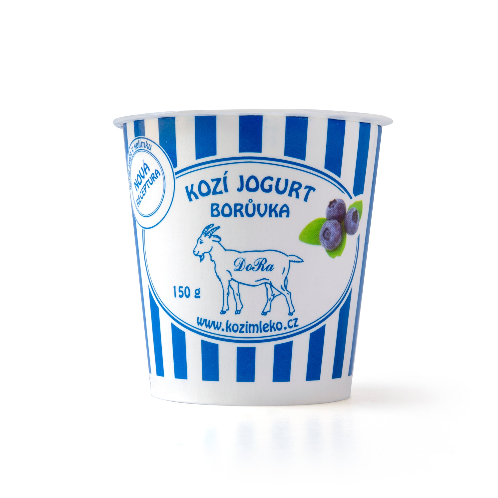 725096 Jogurt kozí borůvka 150 g   BIOFARMA DORA-1