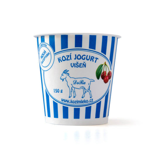 725097 Jogurt kozí višeň 150 g   BIOFARMA DORA-1