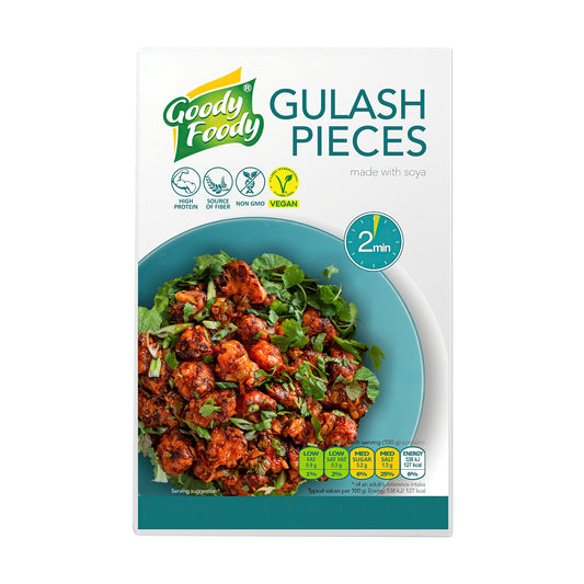 742063 Veganské sójové kostky na guláš ochucené 200 g   GOODY FOODY-1