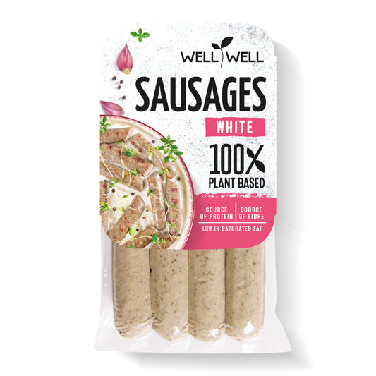 742116 Klobásy hrachové bílé 250 g   WELL WELL-1