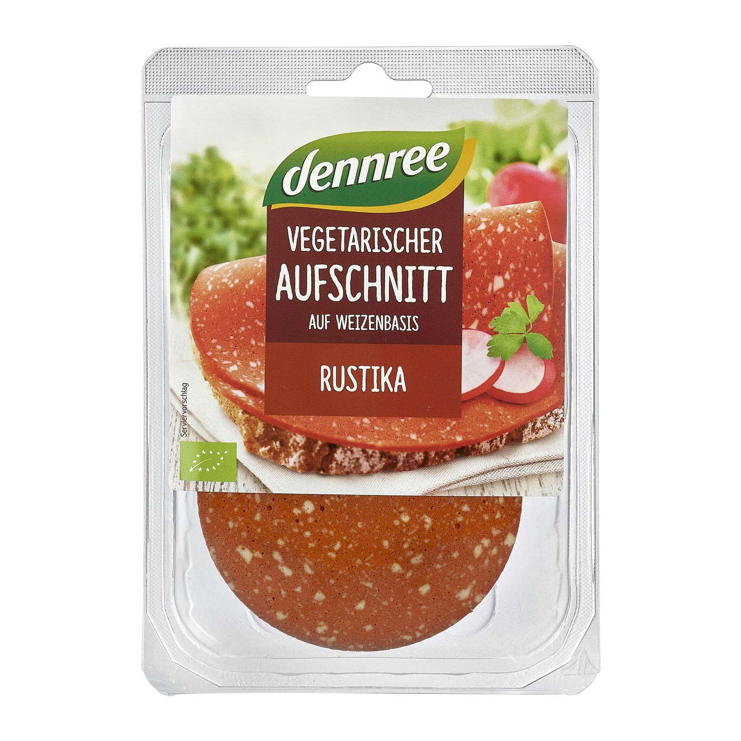 742134 Salám vegetariánský Rustika 80 g BIO   DENNREE   -1