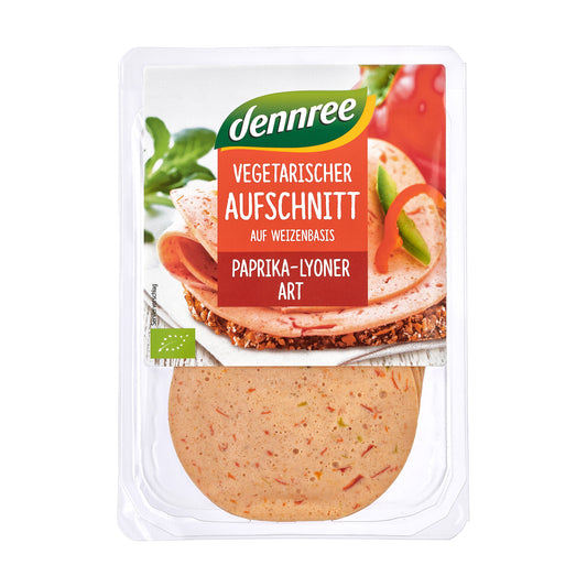 742135 Salám vegetariánský s paprikou 80 g BIO   DENNREE   -1
