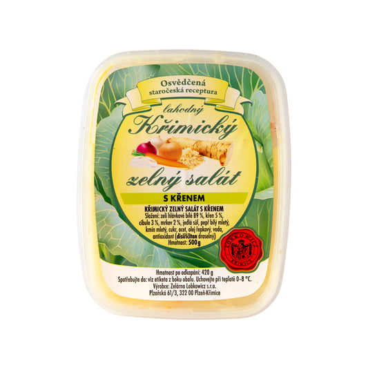 742141 Salát zelný s křenem Křimický 500 g   ZELÁRNA LOBKOWICZ-1