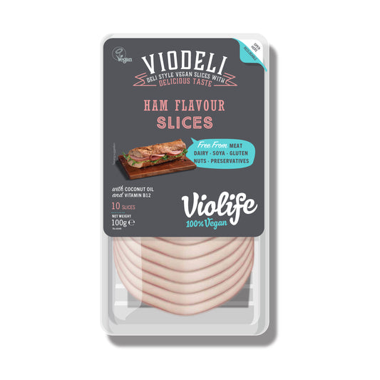 742149 Viodeli plátky s příchutí šunky 100 g   VIOLIFE -1