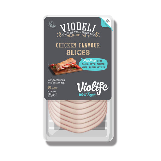 742150 Viodeli plátky s kuřecí příchutí 100 g   VIOLIFE-1