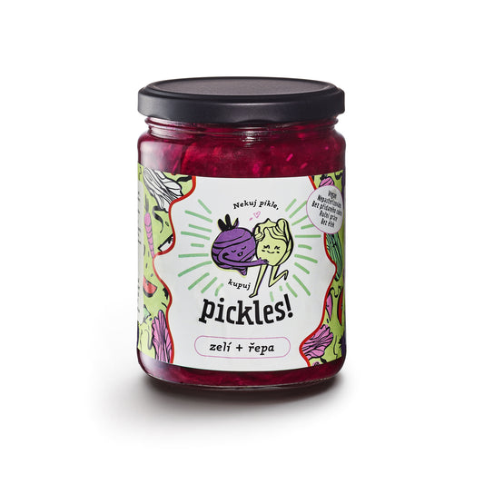 742154 Pickles s červeným zelím a řepou 490 g   FERMENT IT-1