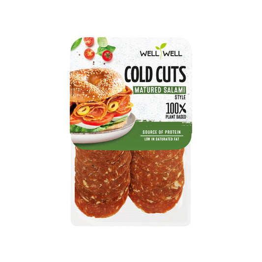 742157 Salám zrající z rostlinných bílkovin 80 g   WELL WELL-1