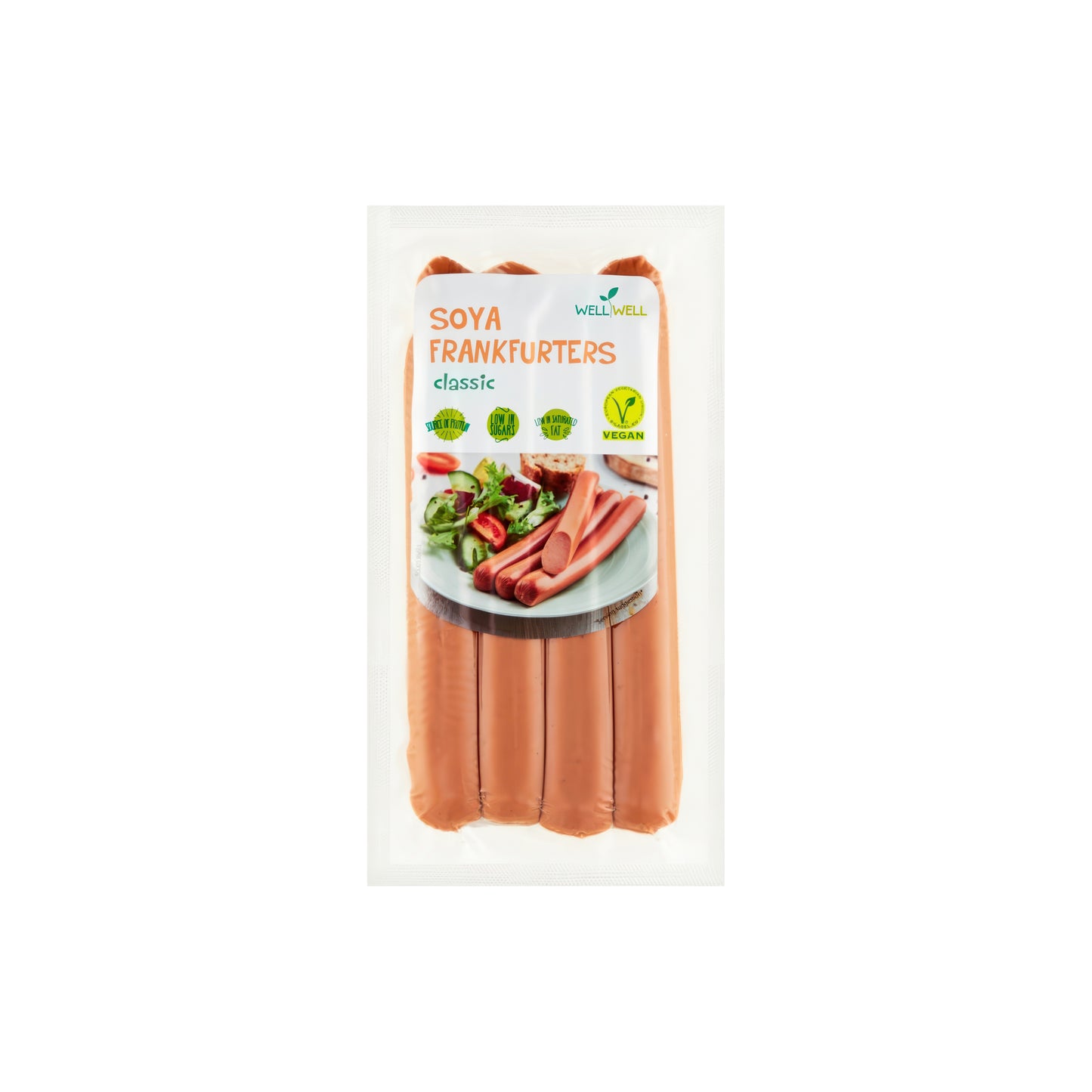 742173 Párky sójové klasik 200 g   WELL WELL-1