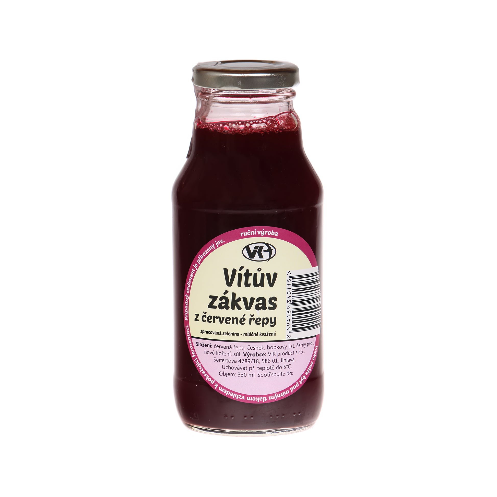 742180 Zákvas Vítův z červené řepy 330 ml   VIK PRODUCT-1
