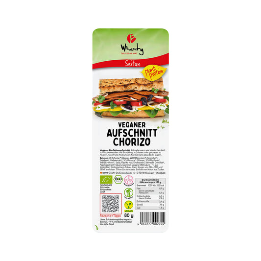742190 Plátky seitan s příchutí chorizo 80 g BIO   WHEATY-1