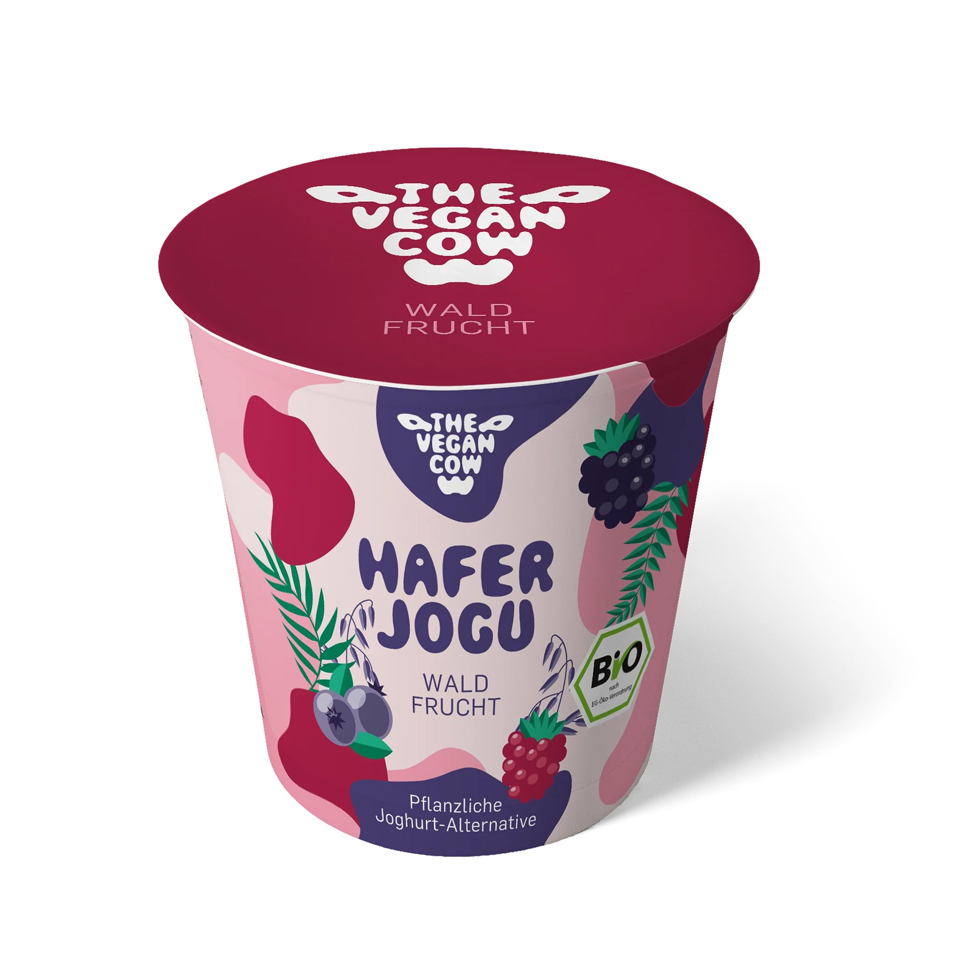 750022 Dezert ovesný fermentovaný s lesním ovocem 150 g BIO   THE VEGAN COW-1