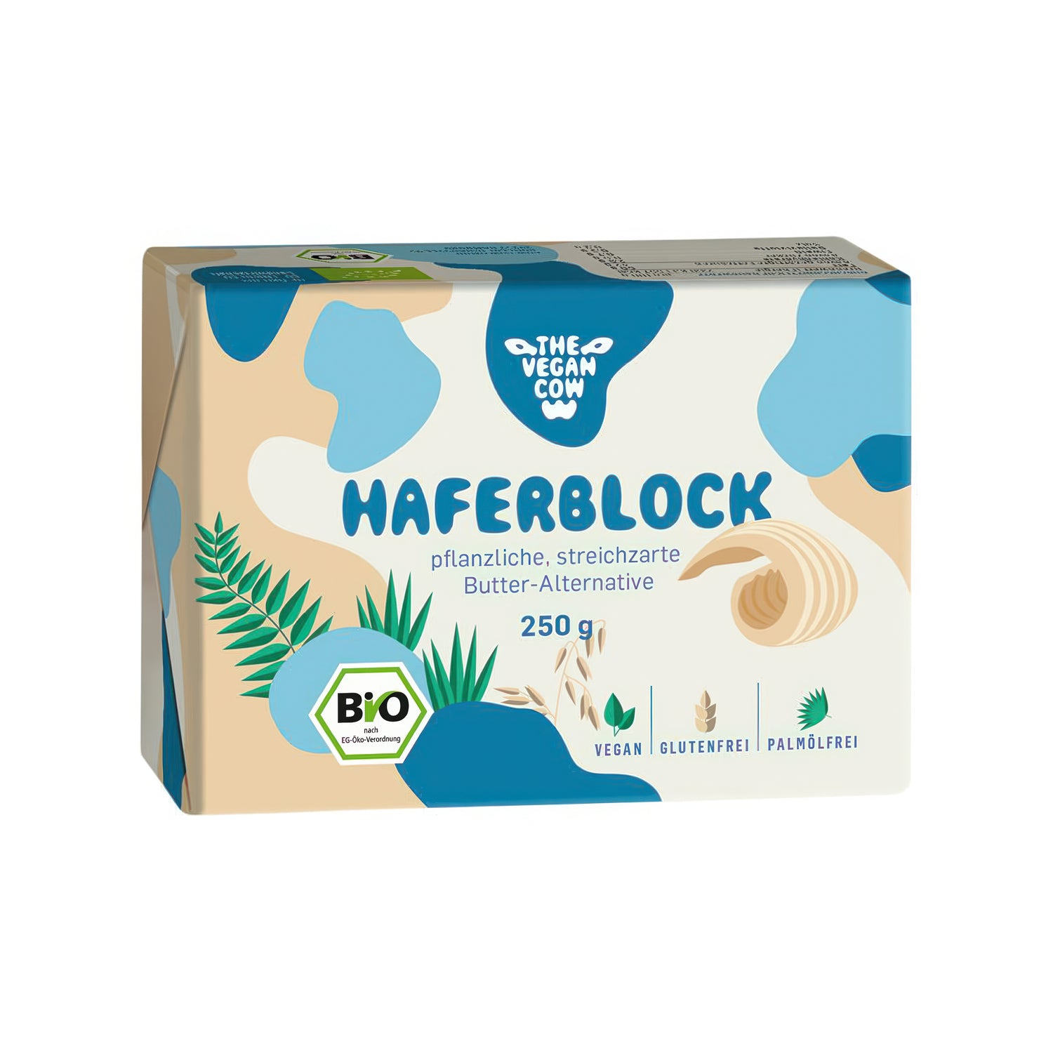 750025 Blok ovesný 250 g BIO   THE VEGAN COW-1