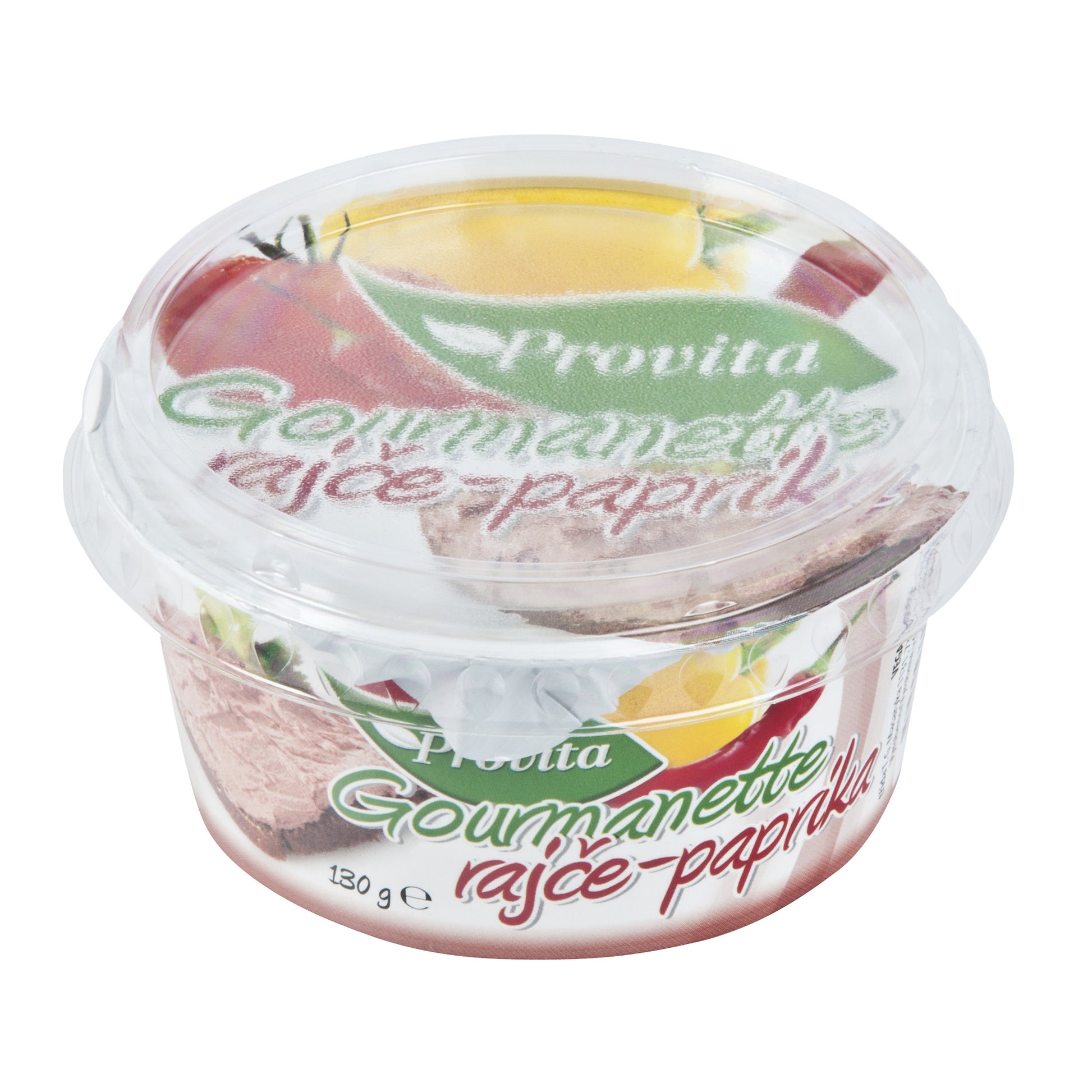 752048 Pomazánka gourmanette slunečnicová rajče-paprika 130 g   PROVITA-1
