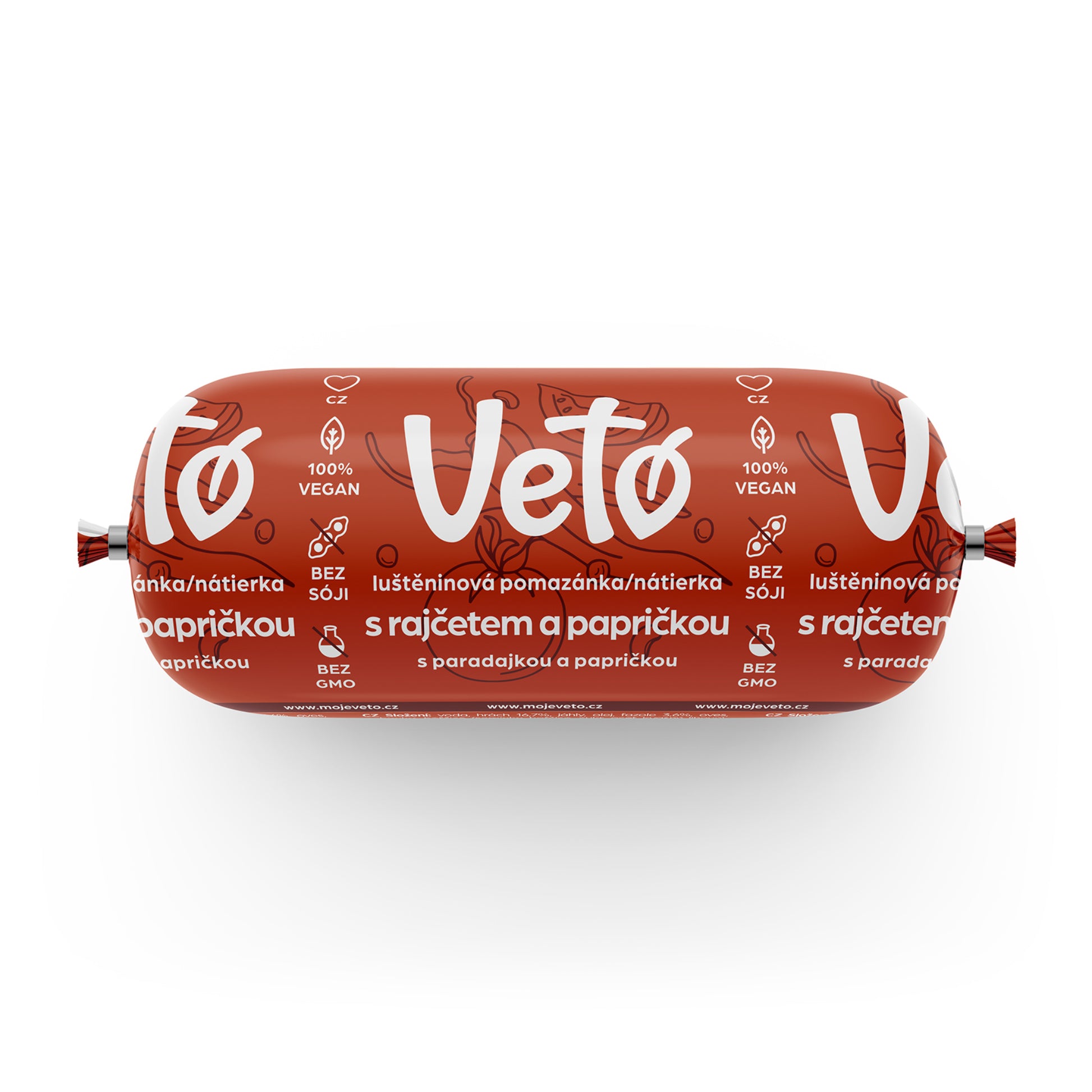 752094 Pomazánka s rajčetem a papričkou 100 g   VETO ECO-1