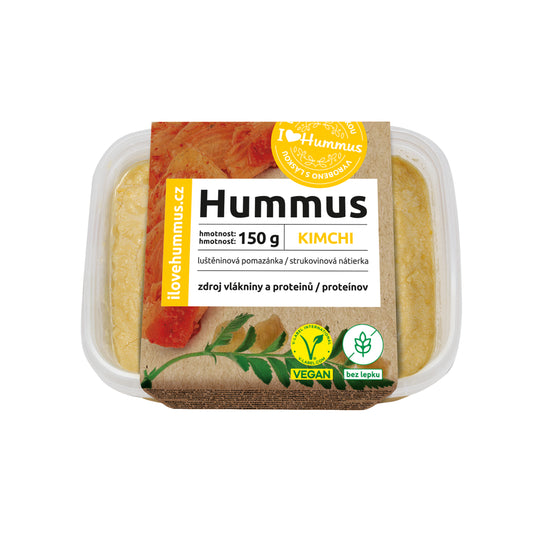 752108 Hummus - cizrnová pomazánka s kimchi 150 g   I LOVE HUMMUS-1