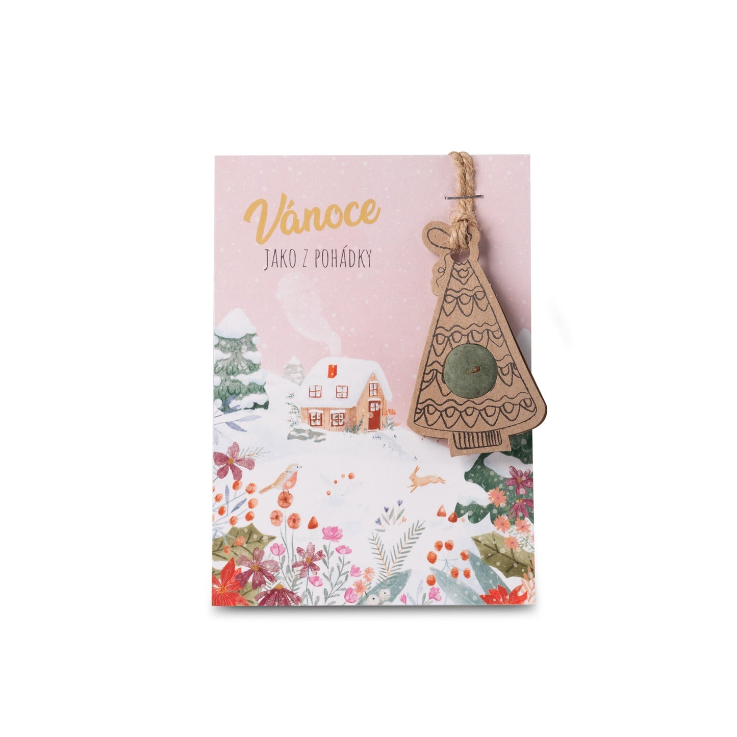 900099 Bomba semínková - Vánoční ozdoba - Jako z pohádky 1 ks   BLOSSOMBS -1