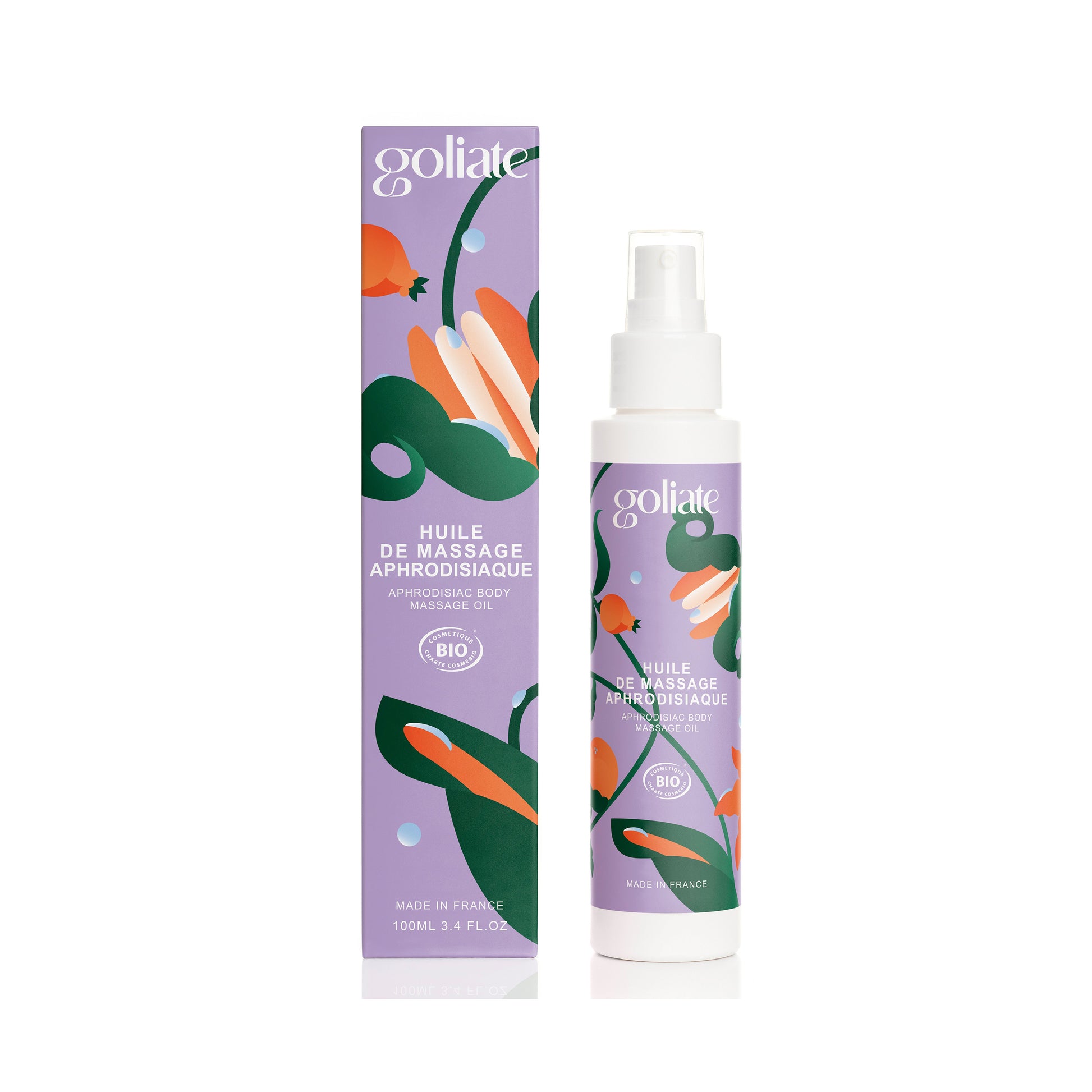 900188 Olej masážní afrodiziakální 100 ml BIO   GOLIATE-1