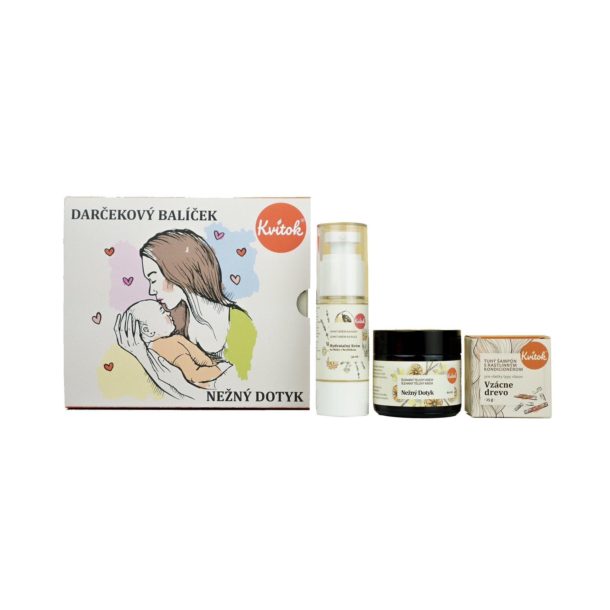 900306 Balíček dárkový kosmetický pro ženy Něžný dotek   KVITOK-1