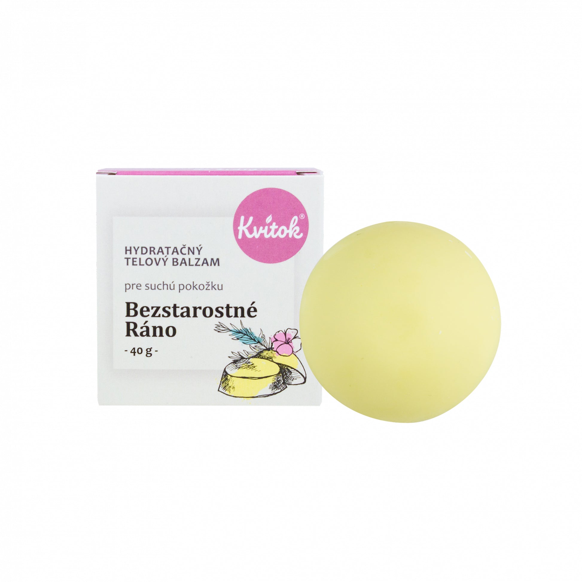 900322 Balzám hydratační tělový Bezstarostné ráno 40 g   KVITOK-1