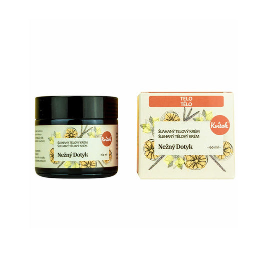 900458 Krém tělový šlehaný bambucký Něžný dotek 60 ml   KVITOK-1