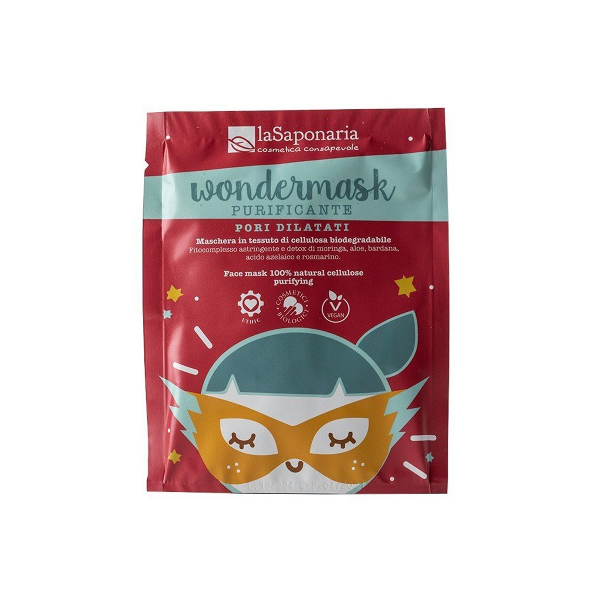 900523 Maska pleťová čisticí Wondermask 10 ml BIO   LA SAPONARIA-1