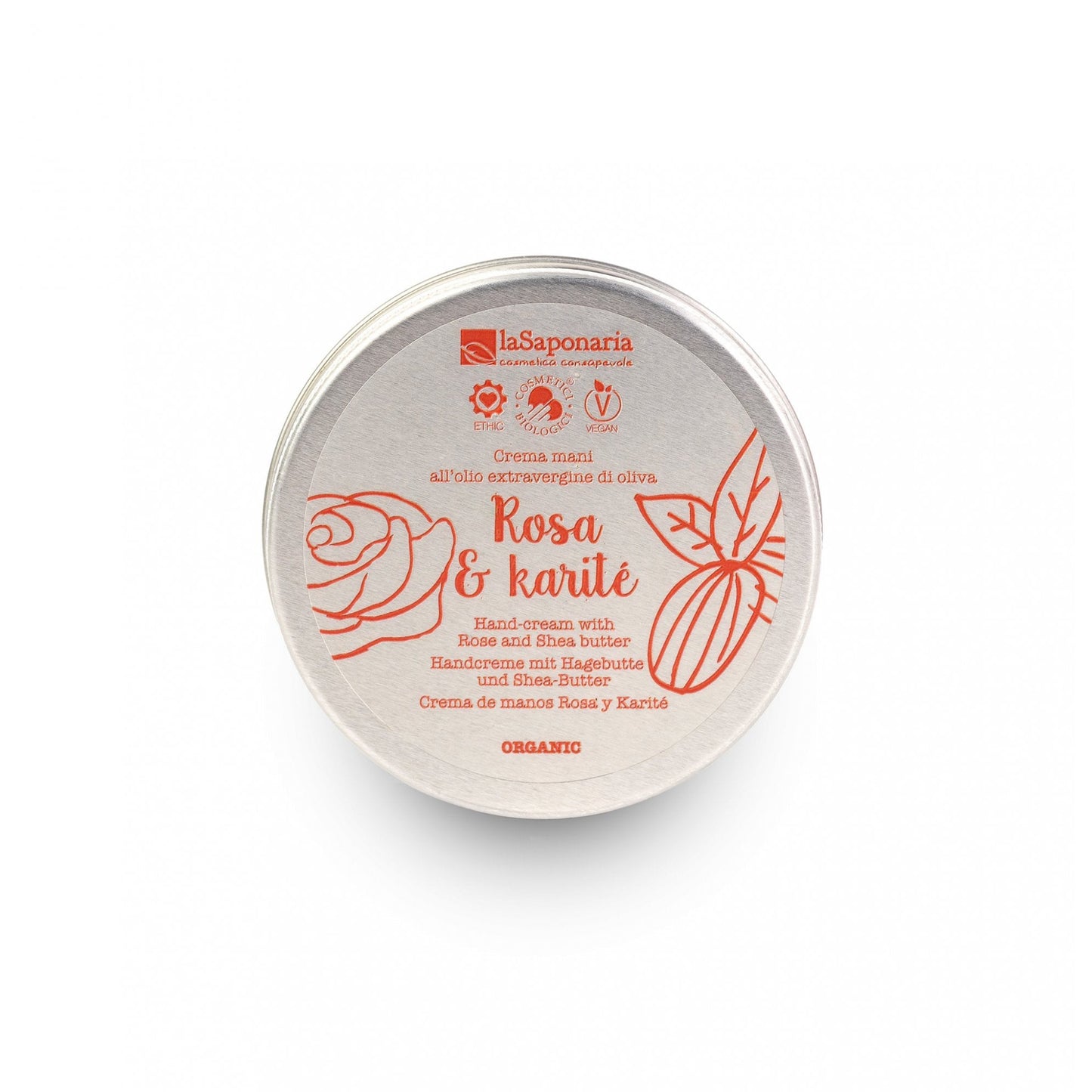 900558 Krém na ruce s damašskou růží 60 ml BIO   LA SAPONARIA-1