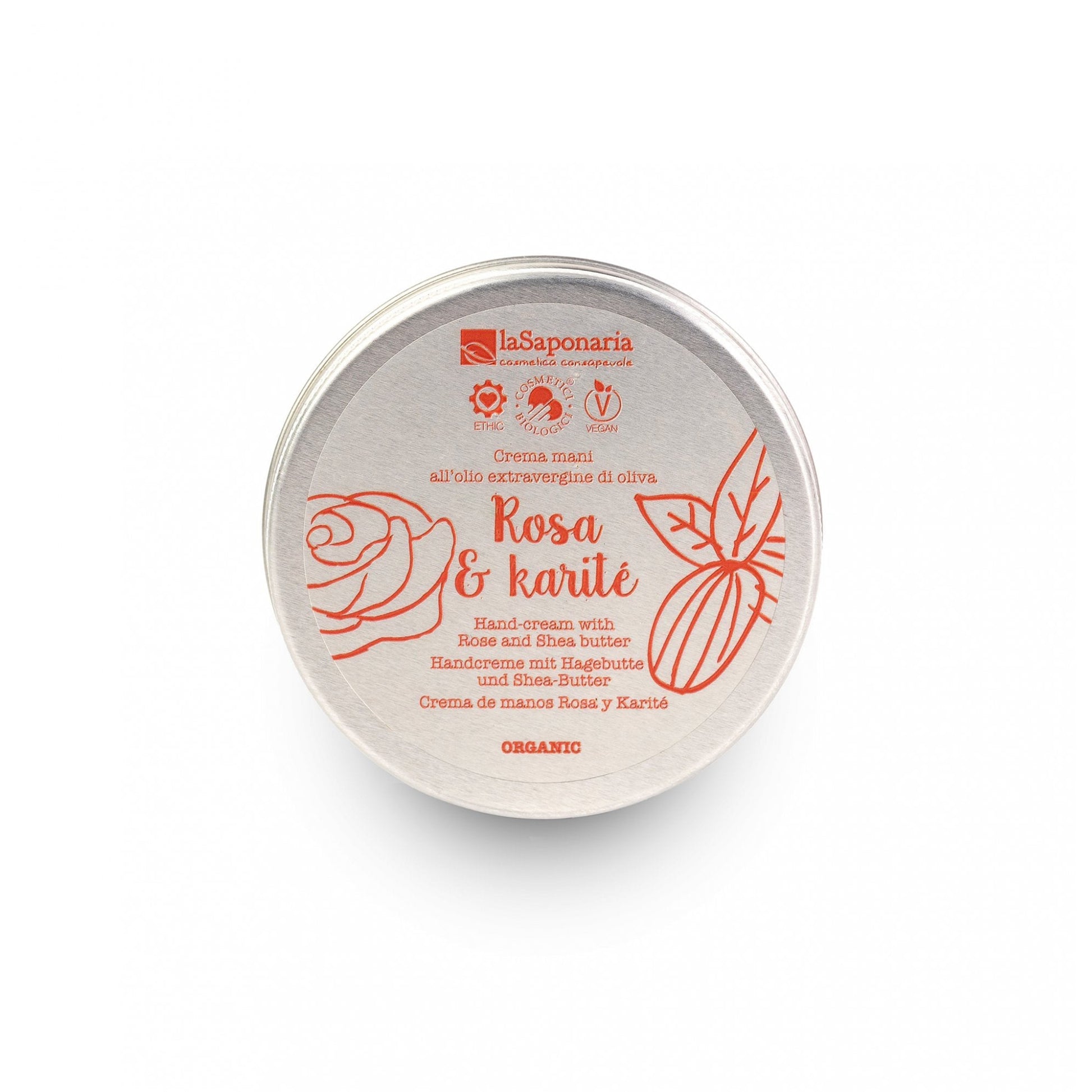 900558 Krém na ruce s damašskou růží 60 ml BIO   LA SAPONARIA-1