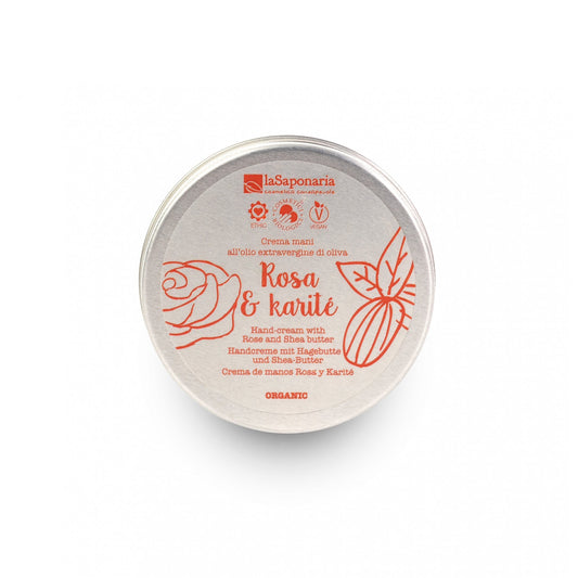 900558 Krém na ruce s damašskou růží 60 ml BIO   LA SAPONARIA-1