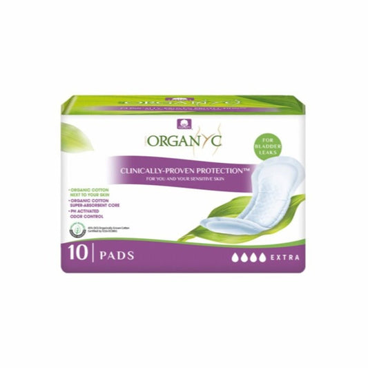 900848 Vložky inkontinenční z biobavlny Extra 10 ks   ORGANYC-1
