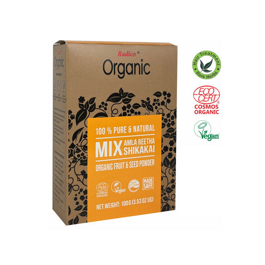 900867 Šampon práškový s kondicionérem - Amla+Ritha+Shikakai 100 g   RADICO-1