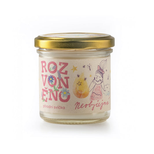 900909 Svíčka bez vůně - Neobyčejná 130 ml   ROZVONĚNO-1