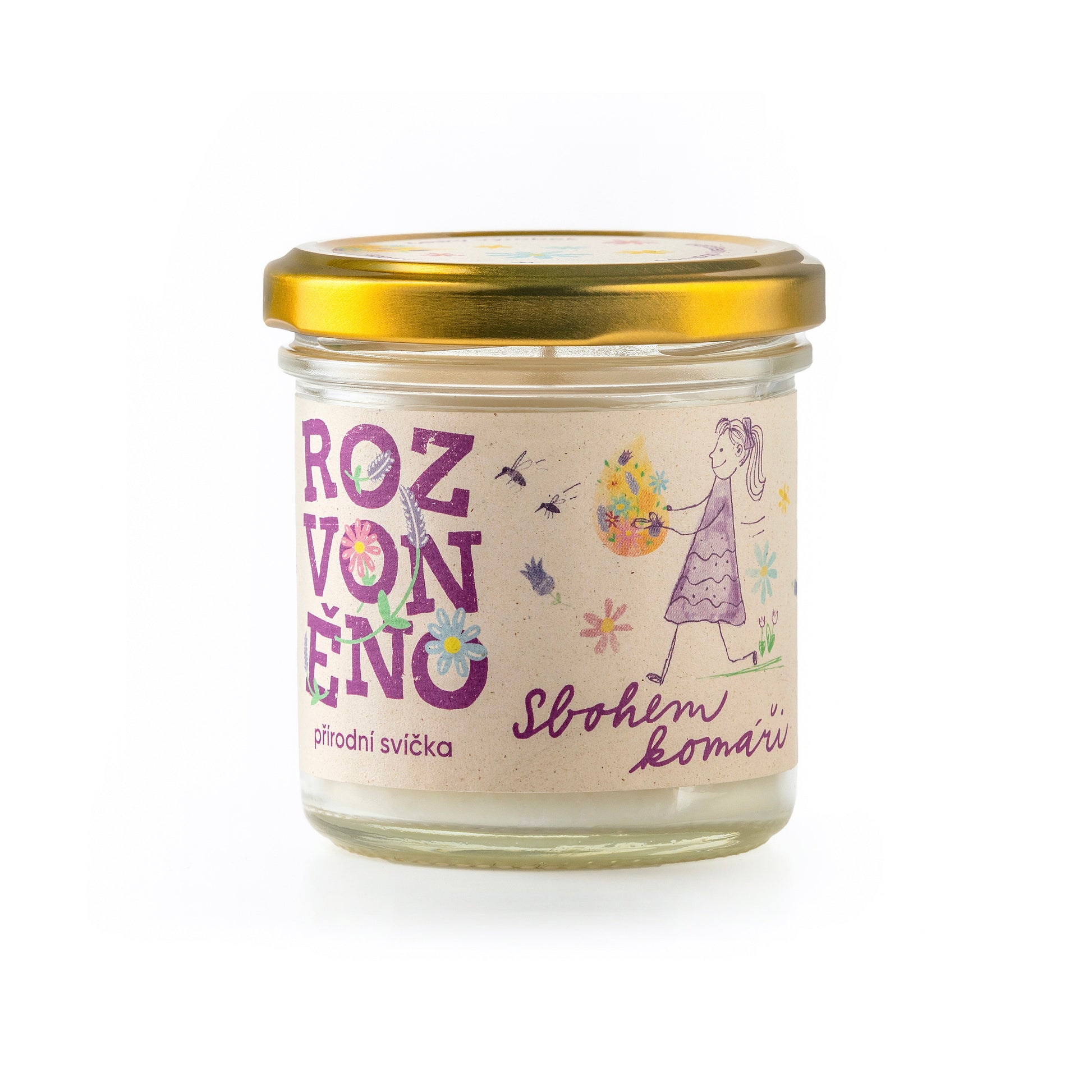 900916 Svíčka vonná - Sbohem komáři 130 ml   ROZVONĚNO-1