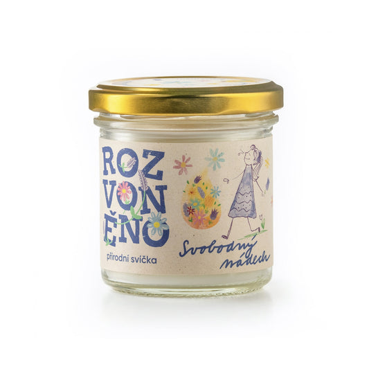 900918 Svíčka vonná - Svobodný nádech 130 ml   ROZVONĚNO-1
